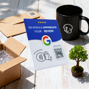 NFC mã QR xác minh thẻ độc lập bình luận Nhấp vào Giá hiển thị tùy chỉnh không thấm nước 13.56MHz phương tiện truyền thông xã hội Thẻ - Product Image 2