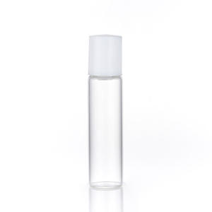 Portable Clear Mini <b>Perfume</b> Glass <b>Roller</b> Bottle 5ml 10ml Essential Oil Roll on Bottles - Product Image 1