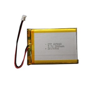 Stock dtp605068 lithium battery <span class=keywords><strong>3</strong></span>,7 v 2000mah Li-Ion lithium lithium polymer battery 065068 - Product Image 2