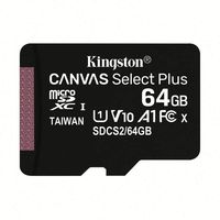 Tarjeta SD 100% Original para Kingston Canvas Select Plus 32GB 64GB 128GB 256GB, Tarjeta TF SD 64GB 128GB con Adaptador