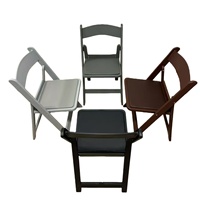 Chaises pliantes en plastique marron Wimbledon en gros, chaises en résine plastique pour mariages et fêtes, chaise gladiateur blanche