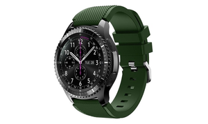 Bracelet de montre en Silicone souple pour hommes, bracelet de rechange de 22mm pour <span class=keywords><strong>Samsung</strong></span> Galaxy Watch <span class=keywords><strong>46mm</strong></span> <span class=keywords><strong>Gear</strong></span> <span class=keywords><strong>S3</strong></span> Frontier/<span class=keywords><strong>Classic</strong></span> Smart Watch - Product Image 2