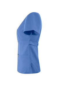 FEO Ensemble de gommages hospitaliers pour femmes, élégants, 3 poches, coupe moderne, pour médecins et infirmières - Product Image 4