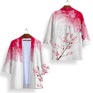Kimono Japonés Personalizado con Diseño de Grulla Fantasma, Haori Japonés de Anime, Capa de Kimono - Product Image 4