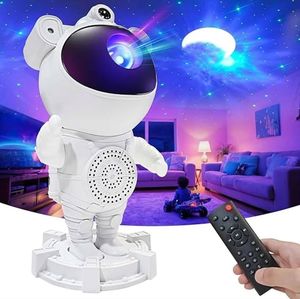 Projecteur LED moderne Nébuleuse Ciel Étoilé, Lampe <span class=keywords><strong>de</strong></span> <span class=keywords><strong>Projection</strong></span> Astronaute BT avec Haut-parleur, Décoration <span class=keywords><strong>de</strong></span> Chambre et Veilleuse - Product Image 4