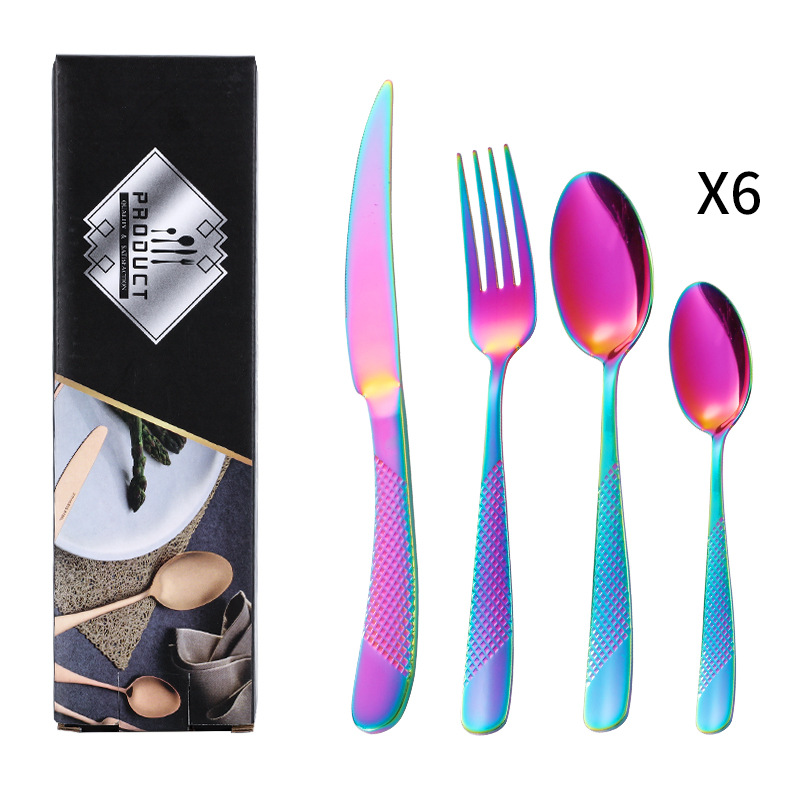 Rainbow 6 sets(24 pcs in total)