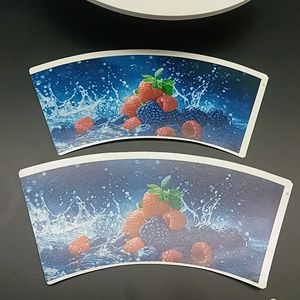 Gobelet en papier double face enduit de PE de qualité alimentaire, impression offset, imperméable, écologique, recyclable, pour emballer des collations, des nouilles, des salades - Product Image 3