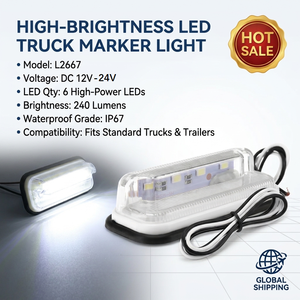 ไฟส่องป้าย<span class=keywords><strong>ทะเบียน</strong></span> 12V 24V 4 LED เลนส์ใส สำหรับ<span class=keywords><strong>รถ</strong></span>บรรทุก <span class=keywords><strong>รถ</strong></span>พ่วง <span class=keywords><strong>รถ</strong></span>ตู้ RV - Product Image 2