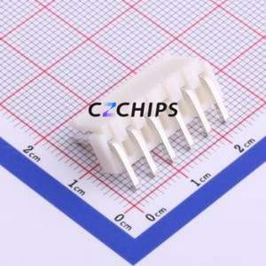 HX39601-6WAP Wire-to-Board Pin Header Bent Lead Through Hole,P=3.96mm Connector 1x6P 3.96mm Right Angle Insert VH - Product Image 2