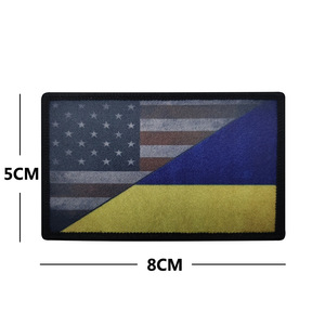 Aksesoris pakaian bordir Patch hati selebriti Internet Ins pita ajaib Morale lencana ramah lingkungan <span class=keywords><strong>Hook</strong></span> & <span class=keywords><strong>Loop</strong></span> garmen - Product Image 3