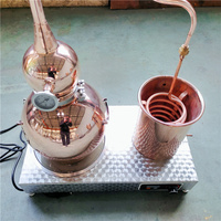 Micro moonshine équipement de distillation, pot de distillation, alambic en cuivre, casque d'oignon, distillation, whisky, vin