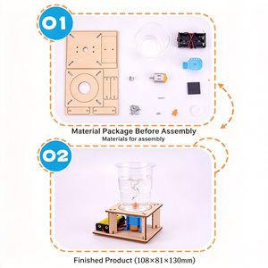 Simulación de vórtice eléctrico, modelo de agua, tecnología, pequeña producción, juguetes para escuelas primarias, material didáctico - Product Image 4