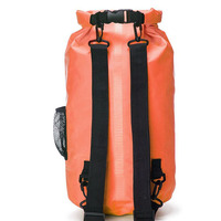 Sac étanche en PVC pour extérieur 10L/20L avec motif personnalisable et bretelles pour la natation, le rafting, la plage et la pêche à la ligne