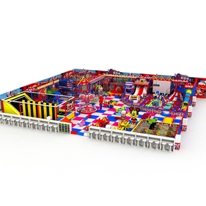 Custom-Size Indoor Kids' <b>Trampoline</b> Park Plastic Climbing Soft Play Equipment for Amusement Park Theme - Product Image 1