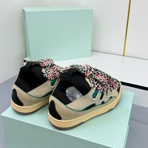 เชือกผูกรองเท้าหนังแท้คุณภาพสูง ระบายอากาศได้ดี สำหรับผู้ชายและผู้หญิง แฟชั่นกีฬา รองเท้าลำลอง แบบผูกเชือก ใช้ได้ทุกฤดู - Product Image 2