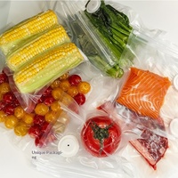 Sacs sous vide réutilisables en nylon avec fermeture éclair et valve en plastique pour le stockage alimentaire en cuisine et à la maison, fabriqués à Foshan