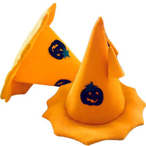 Sombrero <span class=keywords><strong>de</strong></span> calabaza <span class=keywords><strong>de</strong></span> Halloween Sombrero <span class=keywords><strong>de</strong></span> <span class=keywords><strong>bruja</strong></span> mago Decoraciones Accesorios <span class=keywords><strong>de</strong></span> disfraces para niños Sombreros para adultos para actuaciones Decoraciones <span class=keywords><strong>de</strong></span> fiesta - Product Image 3