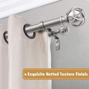 Fabricante, nuevo diseño, barras y rieles <span class=keywords><strong>de</strong></span> cortina silenciosos <span class=keywords><strong>de</strong></span> alta resistencia, ventana, aleación <span class=keywords><strong>de</strong></span> aluminio silenciosa, pista <span class=keywords><strong>de</strong></span> barra <span class=keywords><strong>de</strong></span> cortina americana - Product Image 5