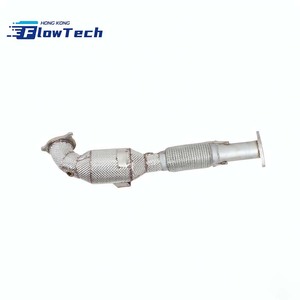 ท่อลงสแตนเลส T304 แบบไหลเวียนสูงพร้อมแผ่นกันความร้อนสำหรับฟอร์ด โฟกัส เอสที 2.0T – ท่อไอเสียประสิทธิภาพสูงแบบยึดติดโดยตรง - Product Image 2