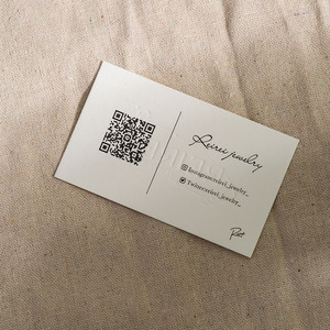 Biglietti <span class=keywords><strong>di</strong></span> ringraziamento <span class=keywords><strong>di</strong></span> alta qualità, personalizzati con carta testurizzata, goffrati, opachi, con logo aziendale - Product Image 2