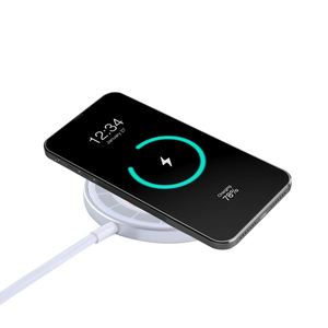 Support de téléphone portable pour voiture, fixation sur grille d'aération ou tableau de bord, avec chargeur sans fil rapide et portable – Produits promotionnels personnalisés et tendance - Product Image 1