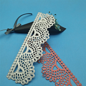 2024 nouveau personnalisé dentelle bord bordure métal matrices de dé<span class=keywords><strong>coupe</strong></span> découpé moule décoration Scrapbook papier artisanat couteau moule lame - Product Image 4