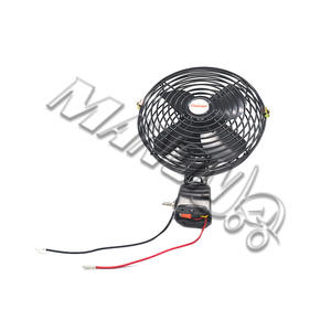 Tudorfan 12 In Axial Duct <b>Fan</b> Electric <b>12V</b> Sleeve Bearing Plastic Blade Forklift Cab Cooling <b>Fan</b> - Product Image 2