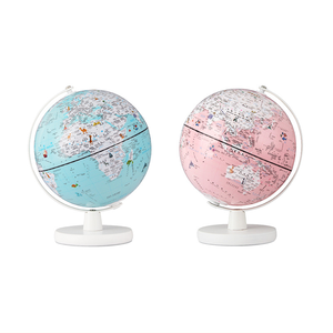 <strong>World</strong> Map <strong>Globe</strong> Blue Pink Color <strong>with</strong> LED <strong>Light</strong> Lamp <strong>Globe</strong> for Children Toys Gifts Geography Teaching - Product Image 2