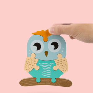 <span class=keywords><strong>Puzzle</strong></span> 3D in Legno Montessori Educativo per Bambini da <span class=keywords><strong>2</strong></span> a 4 Anni - Giocattolo Didattico Ecologico - Product Image 4