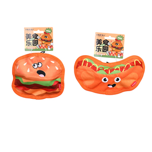 Produttore all'ingrosso hot dog cibo design cane giocattolo da masticare - Product Image 6