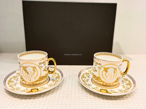 Hot Sale Luxury Afternoon Tea Coffee <b>Cup</b> Bone China <b>Cup</b> <b>Set</b> - Product Image 4