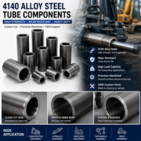 Tube de précision en acier au carbone, fournisseur direct d'usine, découpe de tuyaux en acier, fraisage, ébavurage, service OEM, ingénierie