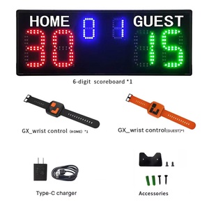 Reloj de pulsera portátil Control remoto Operación Grabación de puntuación LED Electrónico Baloncesto Tenis Deportes Marcador digital - Product Image 2
