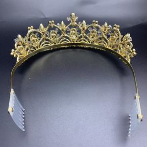 LUOXIN Frais et Doux <span class=keywords><strong>Couronne</strong></span> Cristal Diadème Coiffe Accessoires de <span class=keywords><strong>Cheveux</strong></span> de Mariée pour Anniversaire Mariage - Product Image 4
