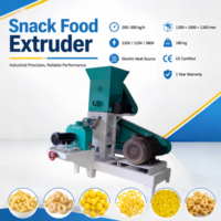 Tube creux haute performance bouffée de maïs bouffée de collation cercle de riz Laddu faire Machine bouffée de maïs Snack extrudeuse de machines alimentaires