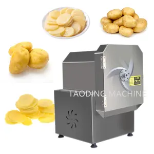 Verimli küp masa sebze makinesi kesim otomatik patates sebze dilimleme üretmek yuvarlak kesim dilimleme kesici pişmiş