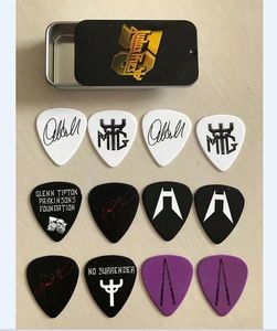 Mini coperchio scorrevole di scatola di latta custom plettri per chitarra custodia può ospitare 10 pezzi plettri per chitarra - Product Image 2