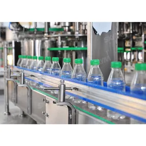 SKYM Pet şişe su dolum kapatma ve etiketleme makinesi içecek bira ve CSD suyu dolum makinesi fabrika fiyat ile