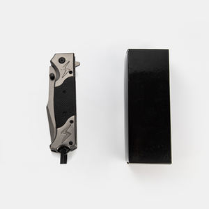 Bochen mejor <span class=keywords><strong>precio</strong></span> comprar cuchillo plegable bolsillo recubierto de titanio al aire libre caza supervivencia Camping G10 cuchillos autodefensa rescate - Product Image 6