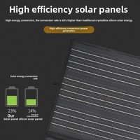 Panneaux solaires pliables 100W/200W/300W/400W pour la recharge en extérieur, fabriqués en Chine, directement de l'usine, transfrontalier