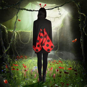 <span class=keywords><strong>Disfraz</strong></span> <span class=keywords><strong>de</strong></span> <span class=keywords><strong>Mariquita</strong></span> para <span class=keywords><strong>Mujer</strong></span> Talla Grande, Falda <span class=keywords><strong>de</strong></span> Lunares Rojos y Negros, Diadema con Antenas, <span class=keywords><strong>Disfraz</strong></span> <span class=keywords><strong>de</strong></span> Halloween, Cosplay, Fiesta, Carnaval - Product Image 3