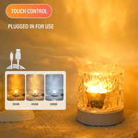 Vente en gros RGB dynamique rotatif ondulation de l'eau Aurora projecteur lampe de table batterie aurores boréales maison chambre décor à distance pour