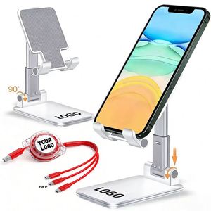 Wholesale Durable Portable <b>Stand</b> Fold Adjustable Universal Promotional Custom Business Logo Gift Smartphones Phone Holder - Product Image 1
