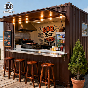 Container <span class=keywords><strong>Bar</strong></span> <span class=keywords><strong>e</strong></span> Caffetteria Prefabbricata per Esterni, Ristorante Container in Vendita - Product Image 1