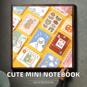 Bán lẻ hiển thị sẵn sàng Mini A5 xoắn ốc máy tính xách tay cuộn dây notepad - Product Image 2