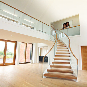 Arten von Schritten in der Treppe Treppe und Treppe Moderne runde gebogene Glas treppe - Product Image 5