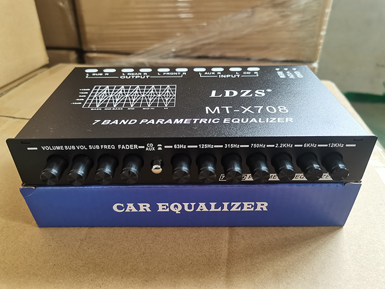 Zhengyin-ldzs EQ7-BAND Graphic Equalization Pre Amplifier