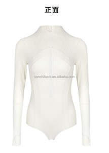 D927 Sörf Elbisesi Kadın Uzun Kollu Düz Açılı Profesyonel Güneş Koruyucu 1 Parça Hızlı Kuruyan Pamuk Karışımı Dalış Elbisesi - Product Image 2