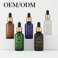 Flacon compte-gouttes en verre ambré de luxe pour sérum cosmétique 50 ml 15 ml 30 ml 100 ml 120 ml – Idéal pour sérum visage et huiles essentielles