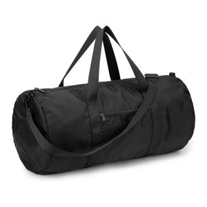 New Large Capacity Black Cylinder <b>Bag</b> Unisex Gym Sports <b>Duffel</b> <b>Bag</b> Waterproof Nylon Travel Shoulder <b>Bag</b> - Product Image 4